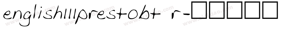 english111prestobt r字体转换